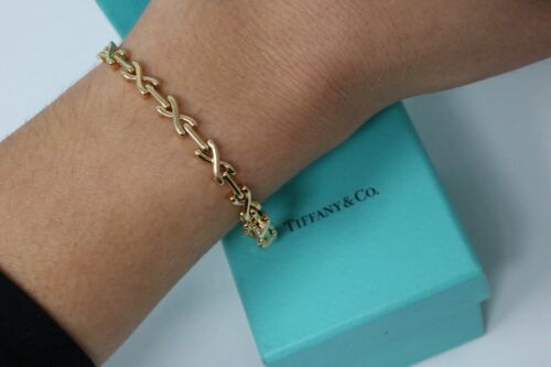 Tiffany & Co Schlumberger X Bracelet in 18K Yellow Gold
