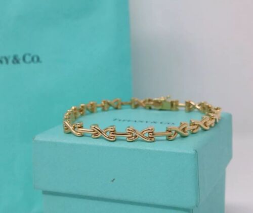 Tiffany & Co Schlumberger X Bracelet in 18K Yellow Gold