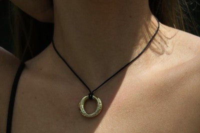 Tiffany & Co Elsa Peretti Diamond Sevillana Necklace 18k Yellow Gold