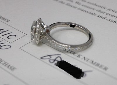 Harry Winston The One Oval Diamond Engagement Ring Pave 1.27ctw E/ VVS