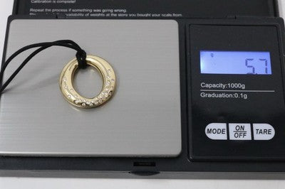 Tiffany & Co Elsa Peretti Diamond Sevillana Necklace 18k Yellow Gold