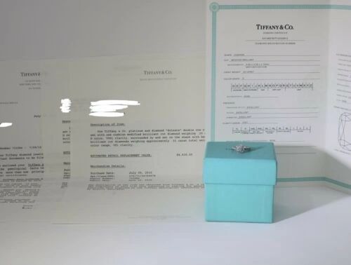 Tiffany & Co Soleste Diamond Engagement Ring