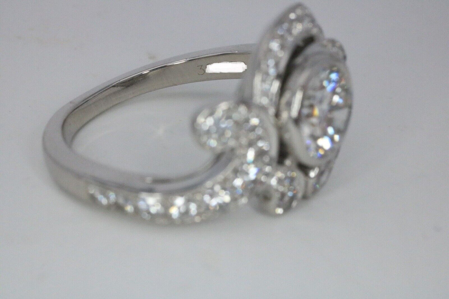 Cartier 2.20ct Diamond Engagement Ring G/VS In Platinum Rare!