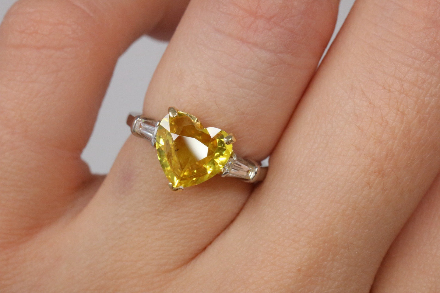 GRAFF Diamond And Sapphire Engagement Ring Platinum 18K $25k