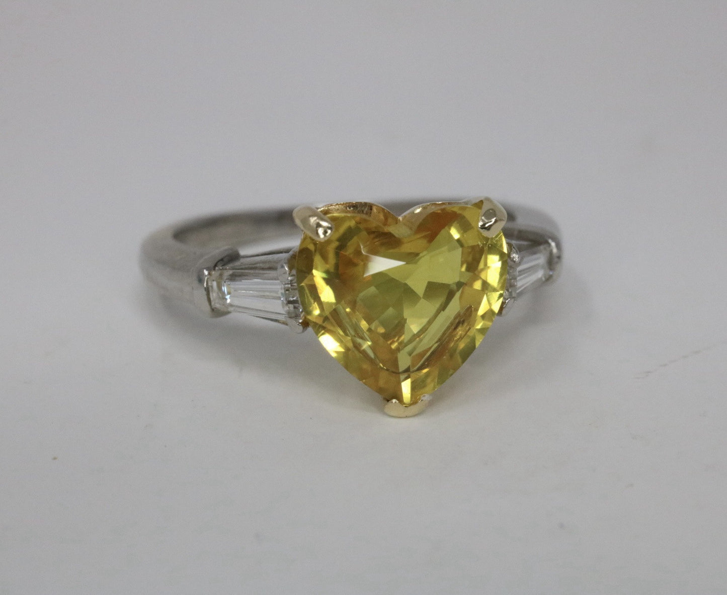 GRAFF Diamond And Sapphire Engagement Ring Platinum 18K $25k