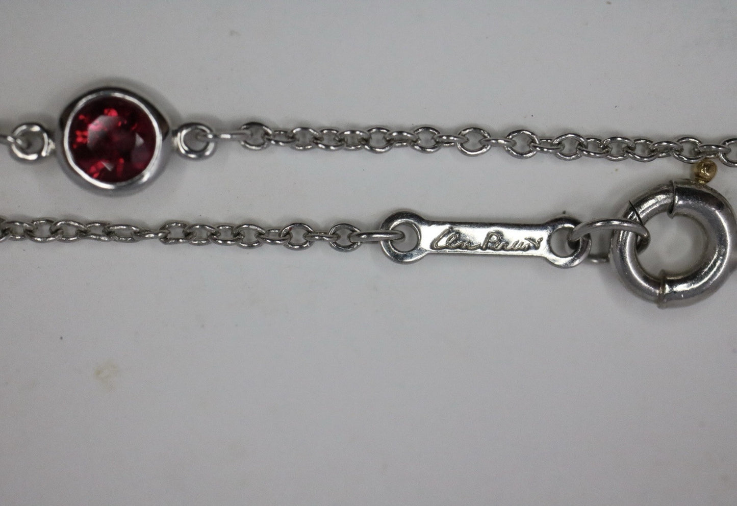 Tiffany & Co. Elsa Peretti .50ct Ruby by the Yard Bracelet - Platinum