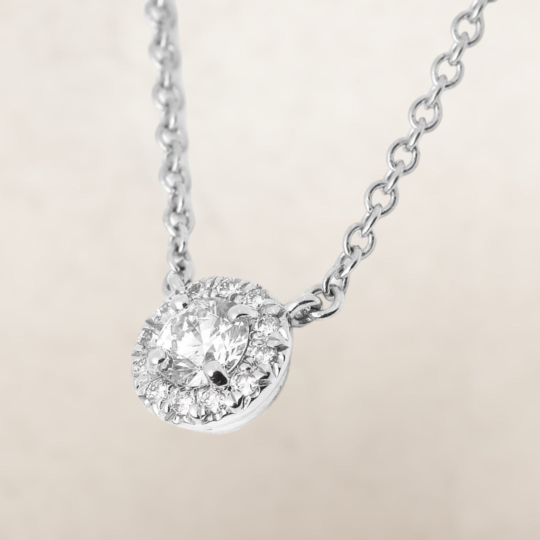 Tiffany & Co Diamond Soleste Pendant Necklace