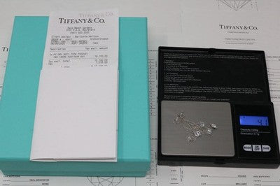 Tiffany & Co Peretti Platinum 1.73ct Diamond By The Yard Necklace