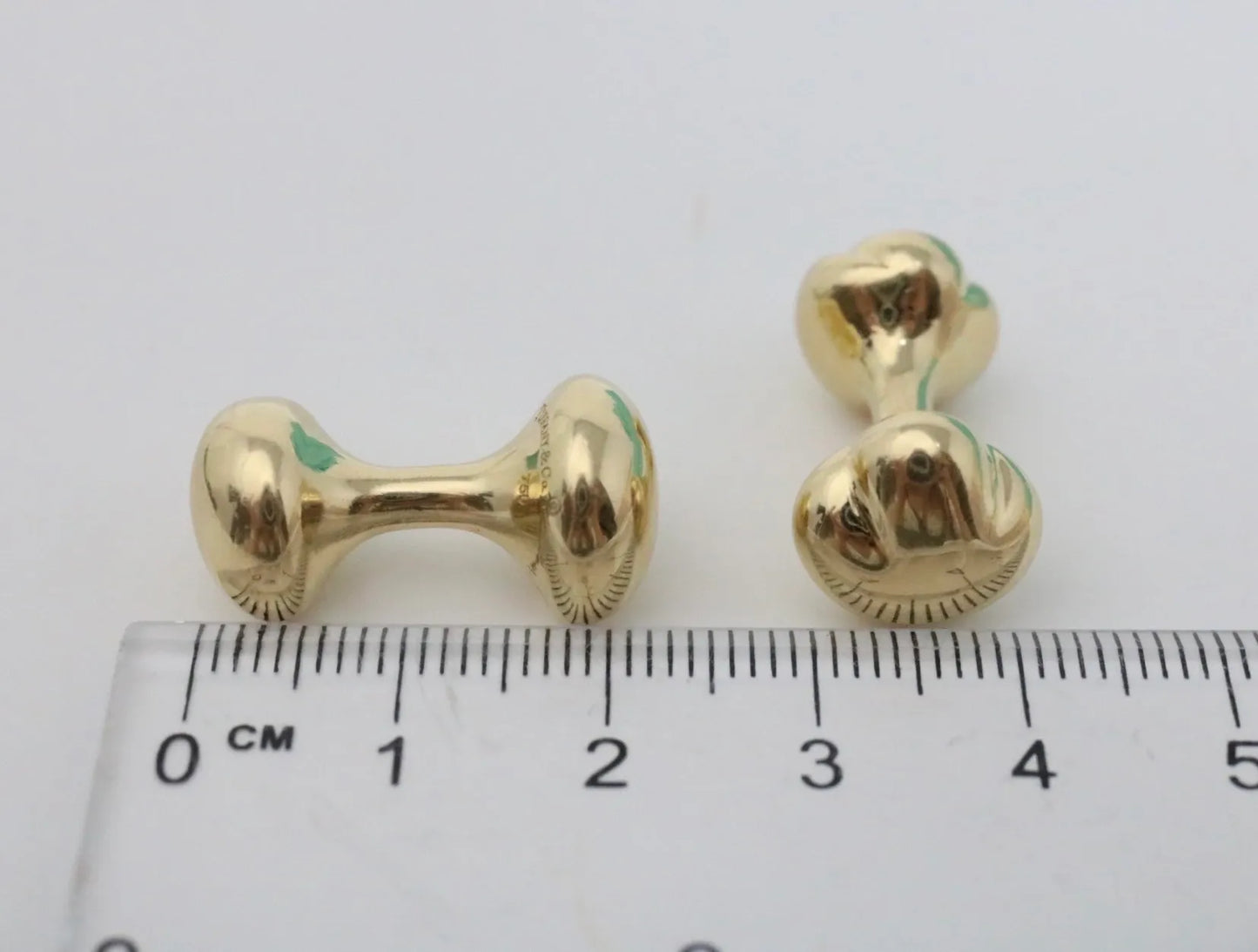 Tiffany & Co Elsa Peretti Solid 18K Yellow Gold Cufflinks 18grams