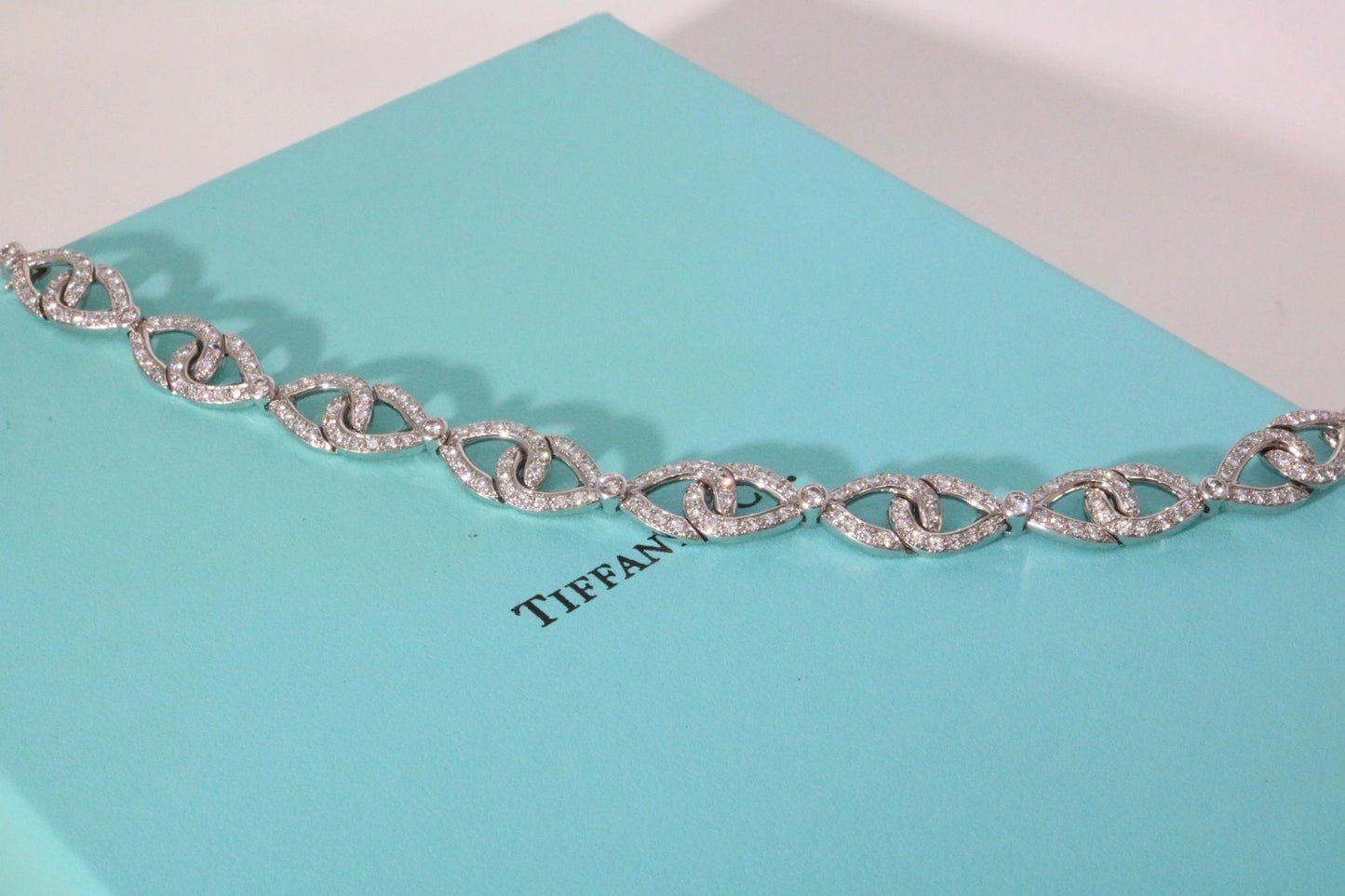 Tiffany & Co Bow Link 3.45ct Diamond Bracelet