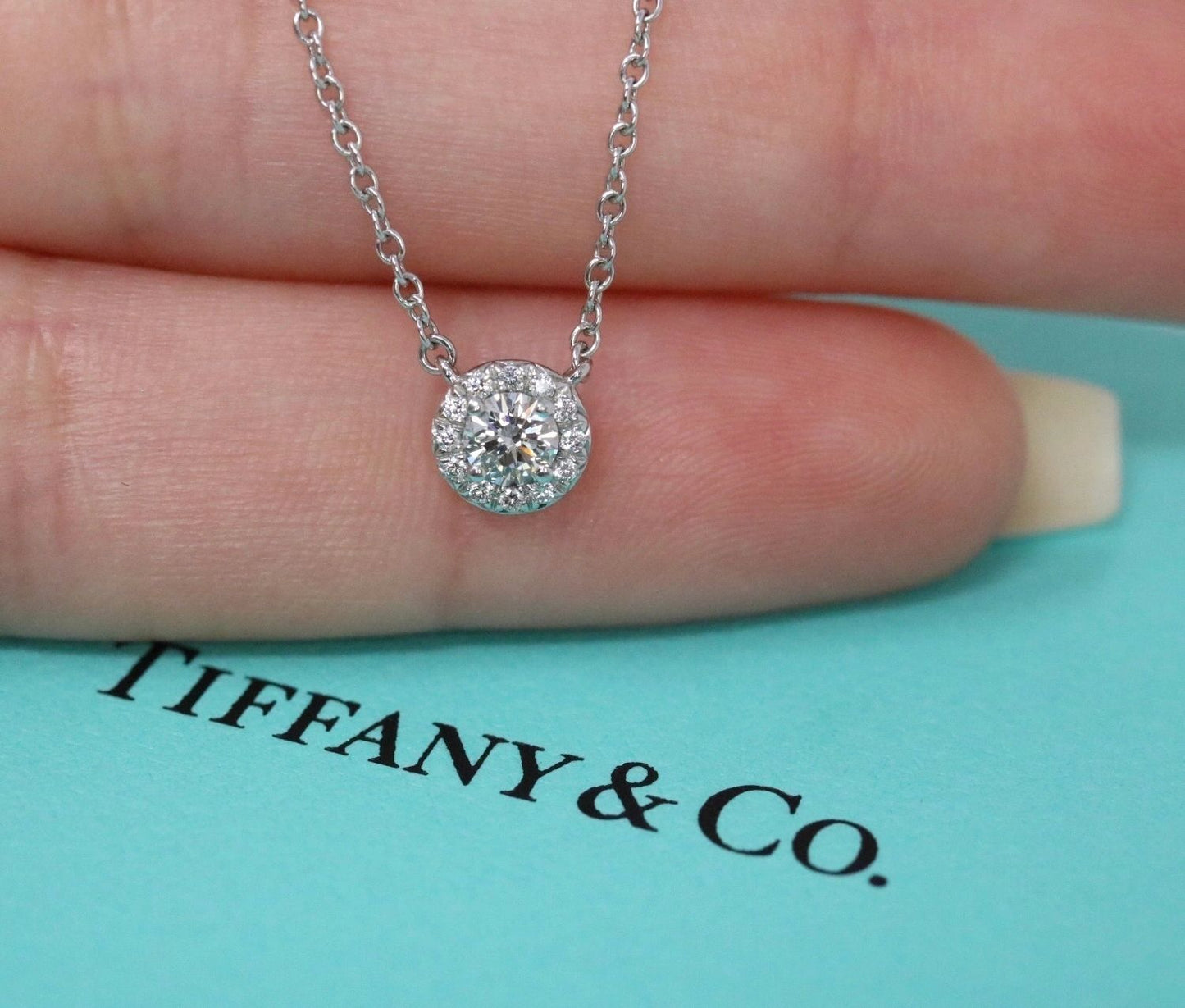 Tiffany & Co Diamond Soleste Pendant Necklace