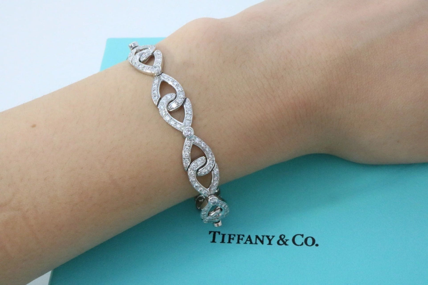 Tiffany & Co Bow Link 3.45ct Diamond Bracelet