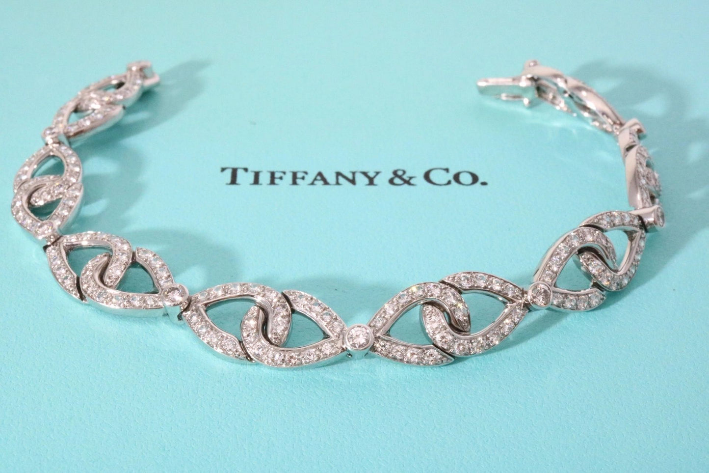 Tiffany & Co Bow Link 3.45ct Diamond Bracelet