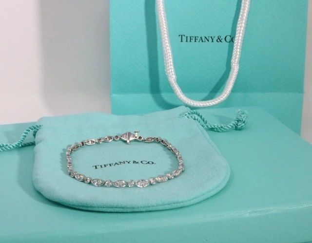 Tiffany & Co Jazz Diamond Tennis Bracelet In Platinum
