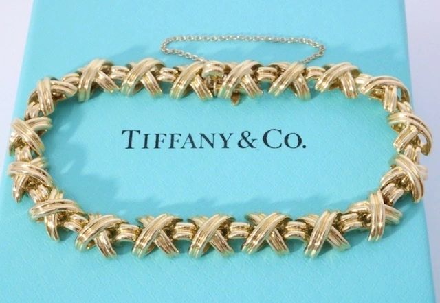 Tiffany & Co Signature X Bracelet in 18K Yellow Gold