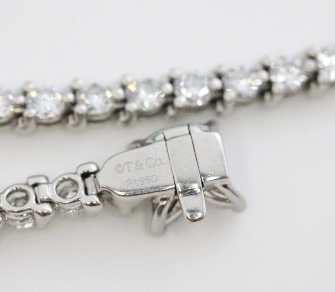 Tiffany & Co Platinum Victoria Marquise 3.08CTW Diamond Tennis Line Bracelet