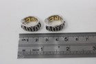 Roberto Coin Zebra 18K White Gold Diamond &amp; Enamel Hoop Earrings