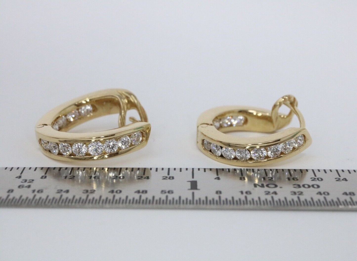 Tiffany & Co Diamonds Inside Out Hoop Earrings .73ctw 18k Gold