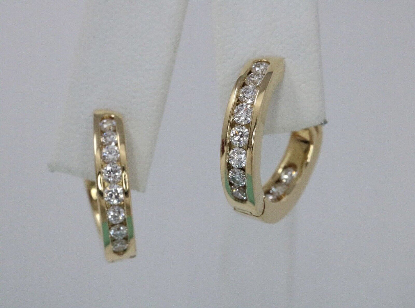 Tiffany & Co Diamonds Inside Out Hoop Earrings .73ctw 18k Gold