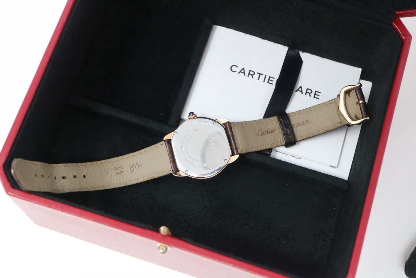Cartier Ronde Solo 3600 W6701007 18K Rose Gold Steel 29.5mm