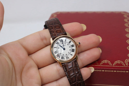 Cartier Ronde Solo 3600 W6701007 18K Rose Gold Steel 29.5mm