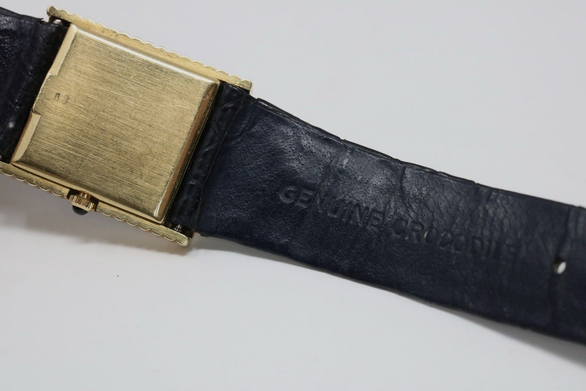 Rolex Cellini Ref. 4012 18k Yellow Gold Electric Blue Dial Manual Wind