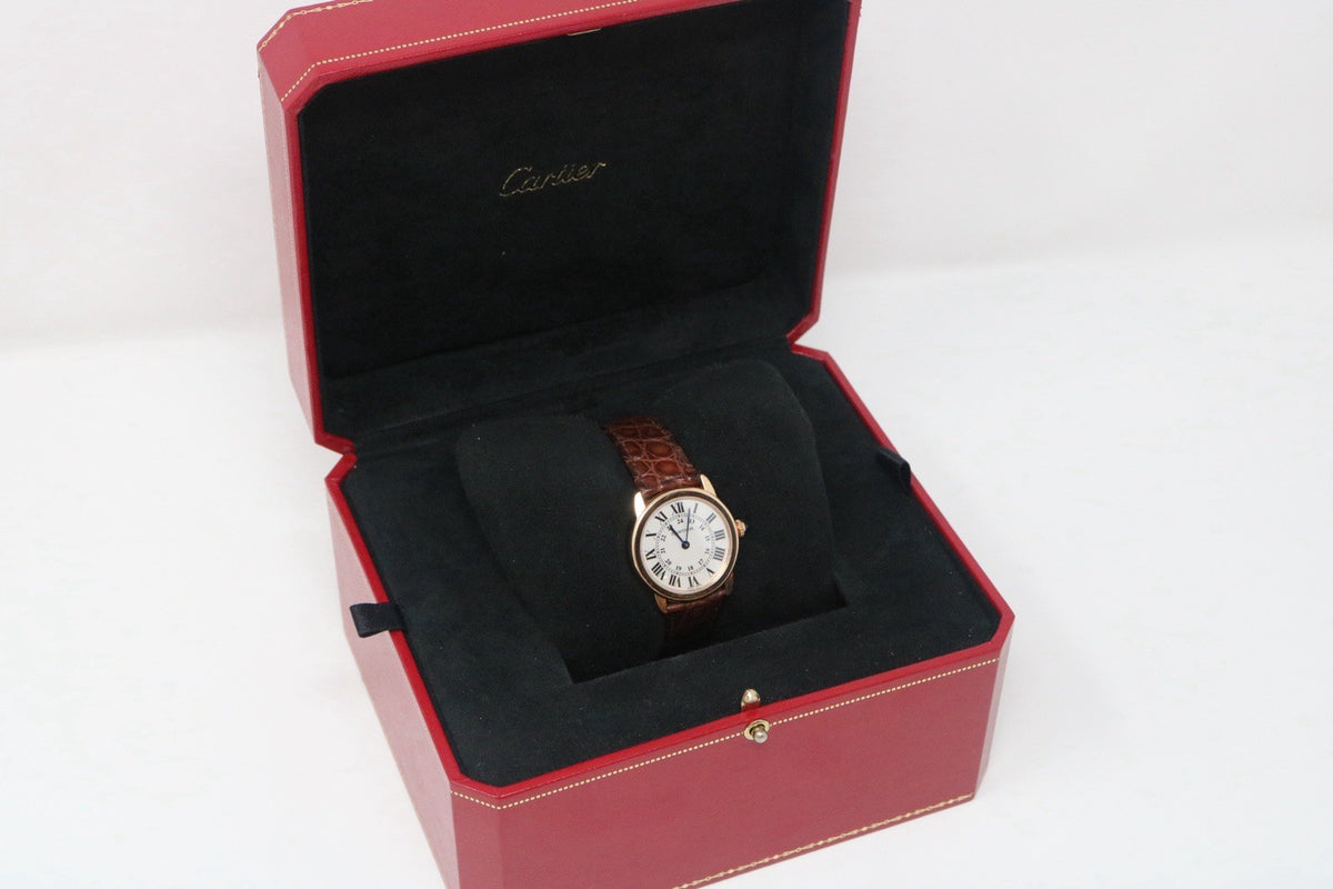 Cartier Ronde Solo 3600 W6701007 18K Rose Gold Steel 29.5mm