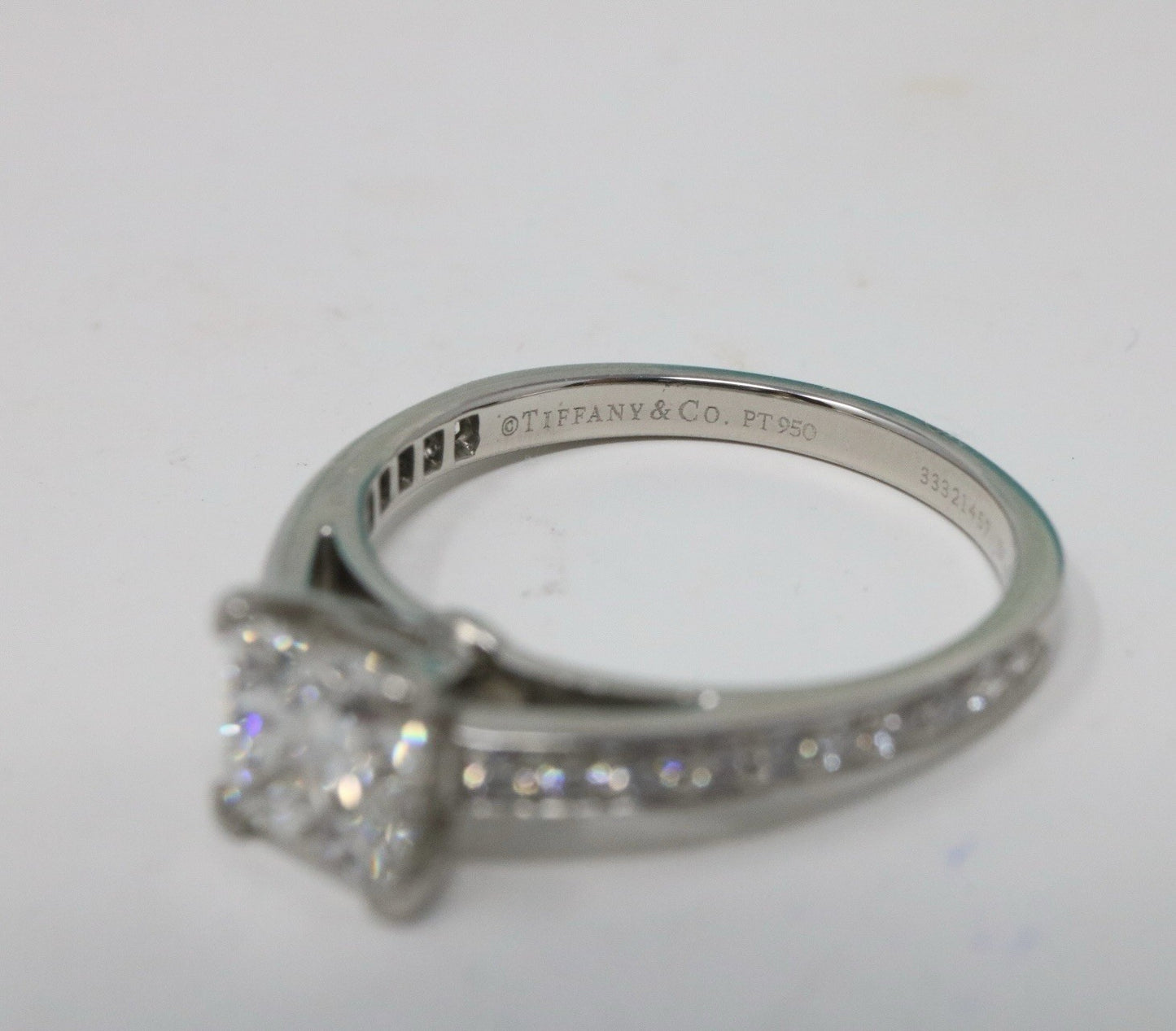Tiffany & Co Platinum Novo Princess Cut Diamond Engagement Ring 1.23ct G