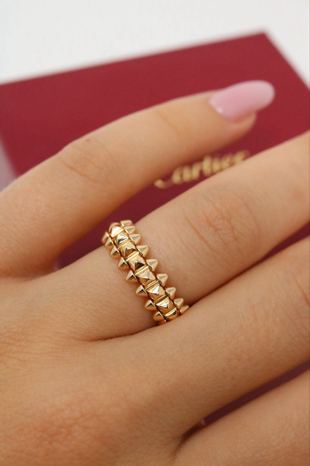 Cartier Clash de Cartier Ring 18K Rose Gold Small Size 50