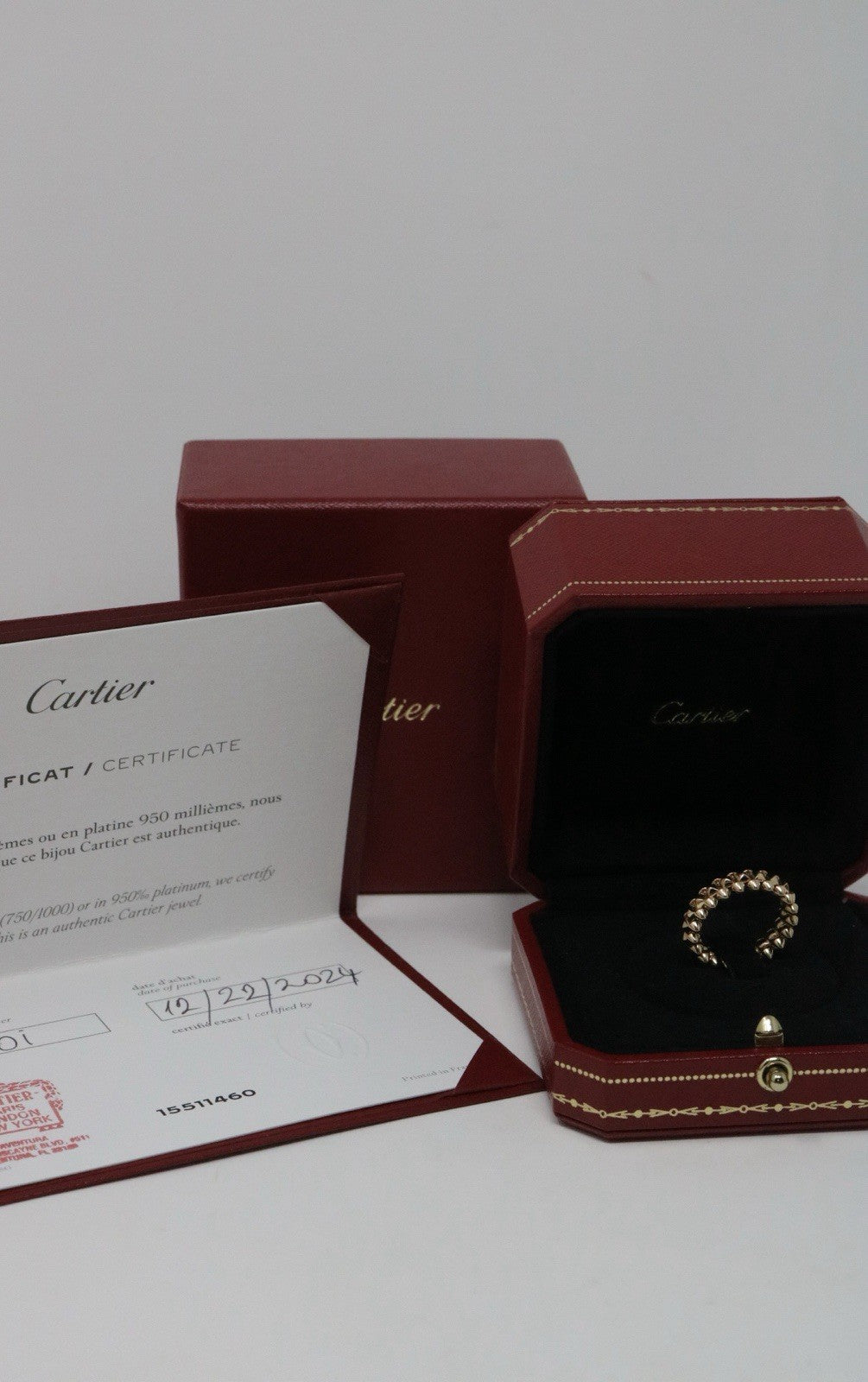 Cartier Clash de Cartier Ring 18K Rose Gold Small Size 50