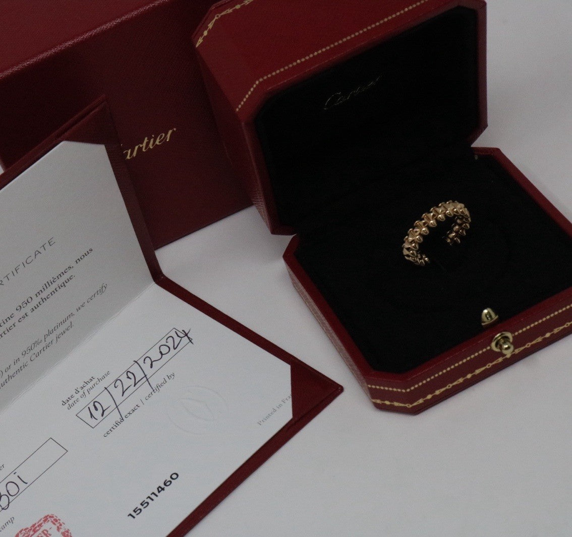 Cartier Clash de Cartier Ring 18K Rose Gold Small Size 50