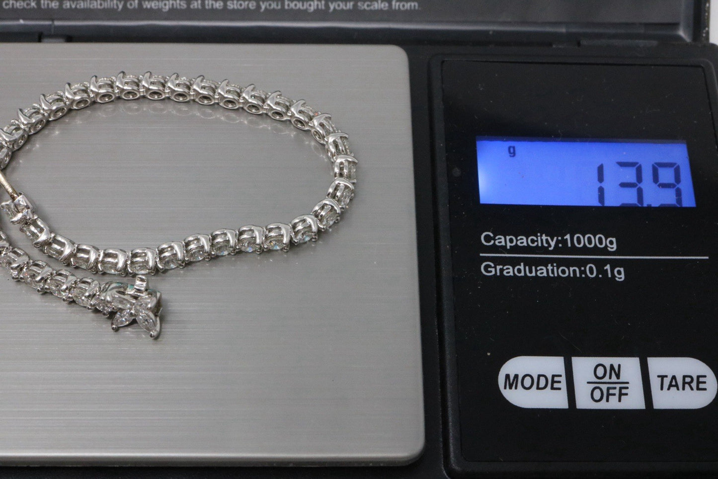 Tiffany & Co. Victoria 4.20ct Platinum Round Diamond Tennis Bracelet